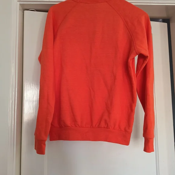 Anthro Aries ♈ Sweatshirt - Bright Orange NWT - Picture 3 of 5